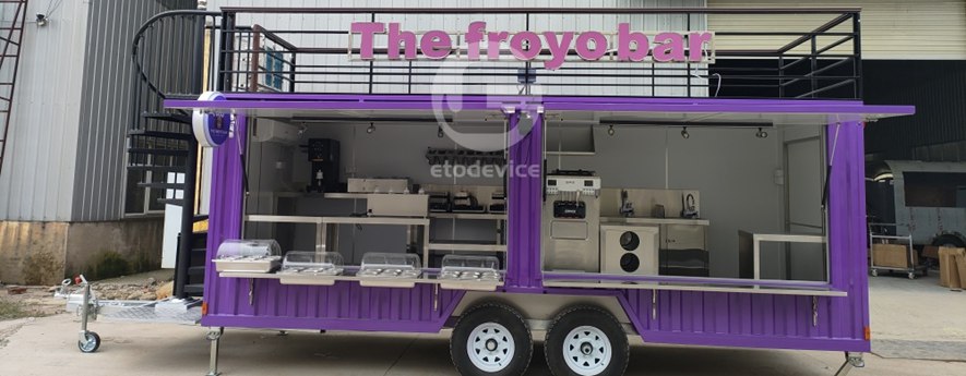 20ft Shipping Container Food Trailer for Sale